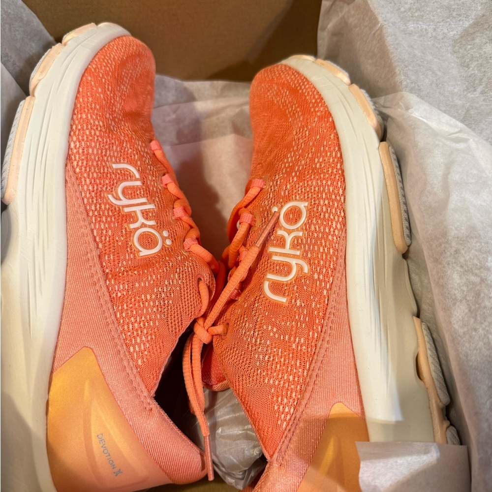 Ryka Women's Bright Orange Athletic Shoes